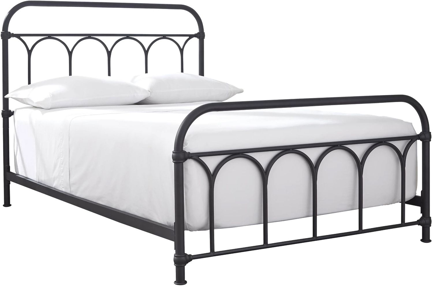 Nashburg Black Full Metal Bed B280672