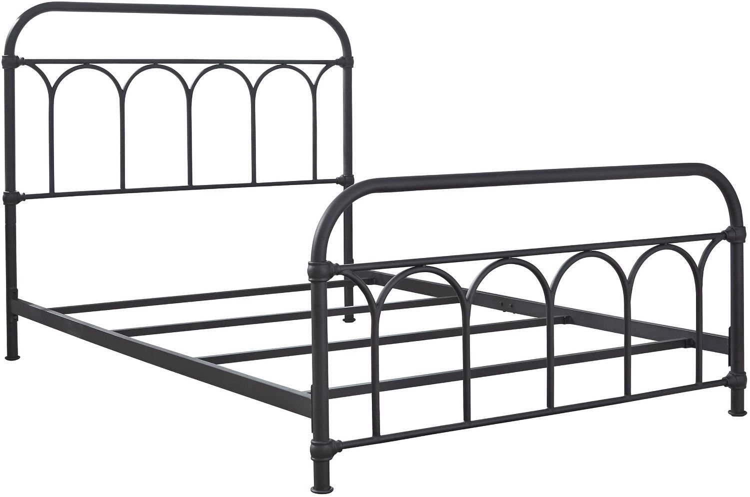 Nashburg Black Full Metal Bed B280672