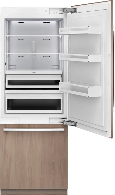 Benchmark™ Built-in Bottom Freezer Refrigerator 30'' Softclose® Flat Hinge B30IB100SP