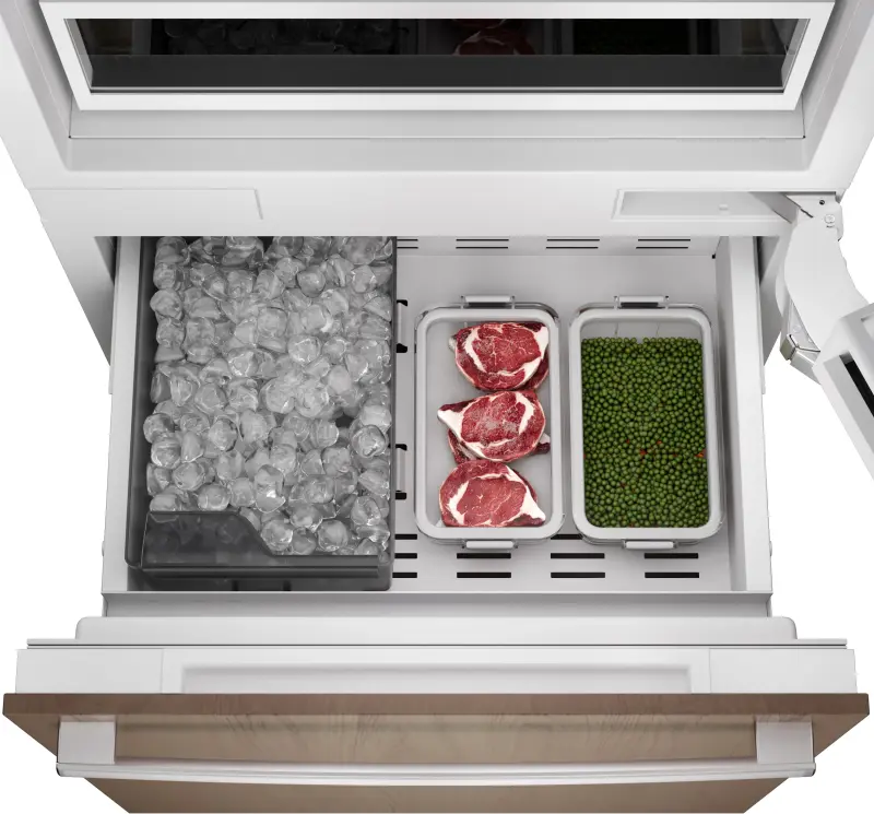 Benchmark™ Built-in Bottom Freezer Refrigerator 30'' Softclose® Flat Hinge B30IB100SP