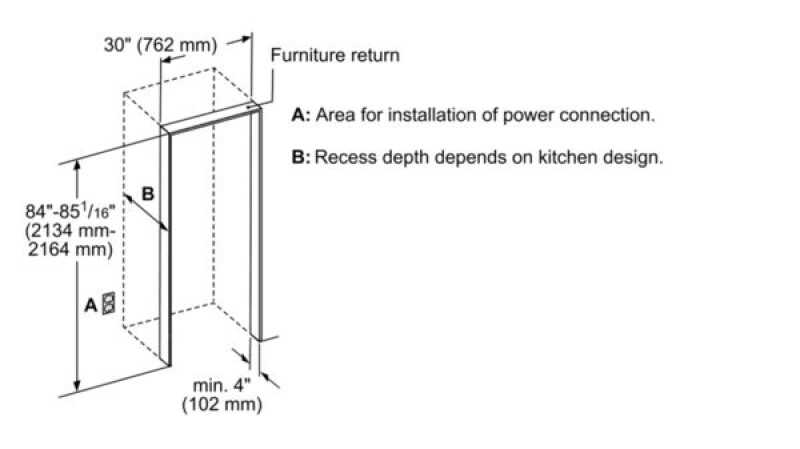 Benchmark Built-in Fridge30'' B30IR900SP