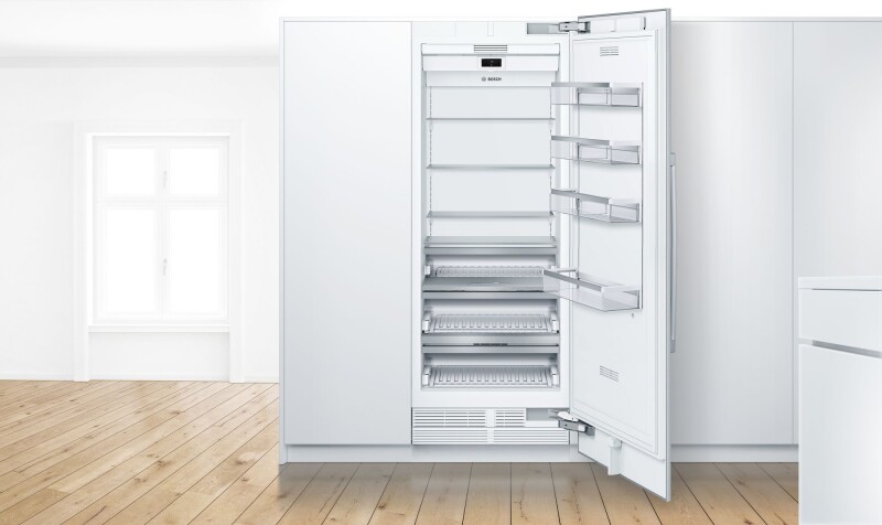 Benchmark Built-in Fridge 30'' flat hinge view 2