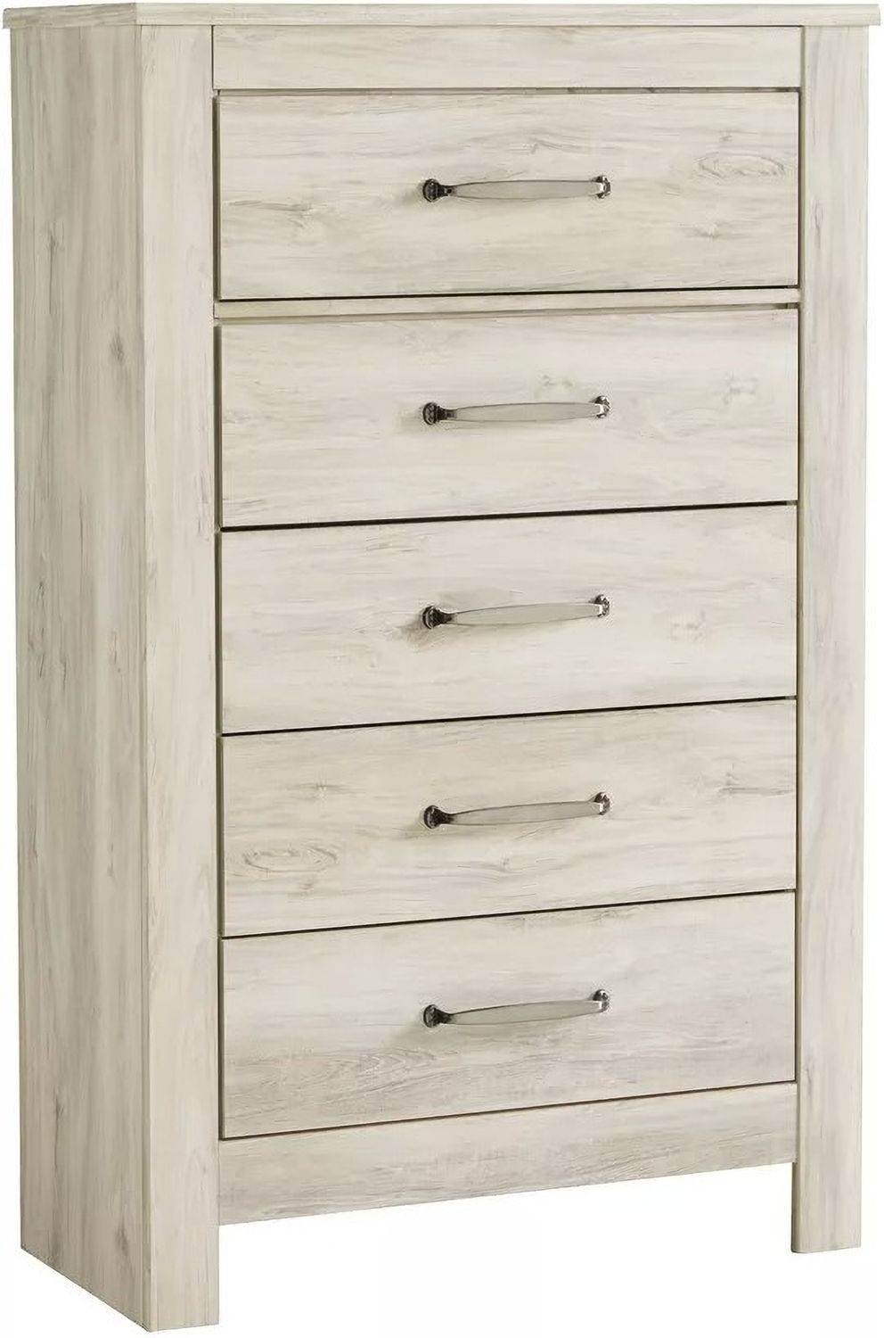 Bellaby White Five Drawer Chest B33146