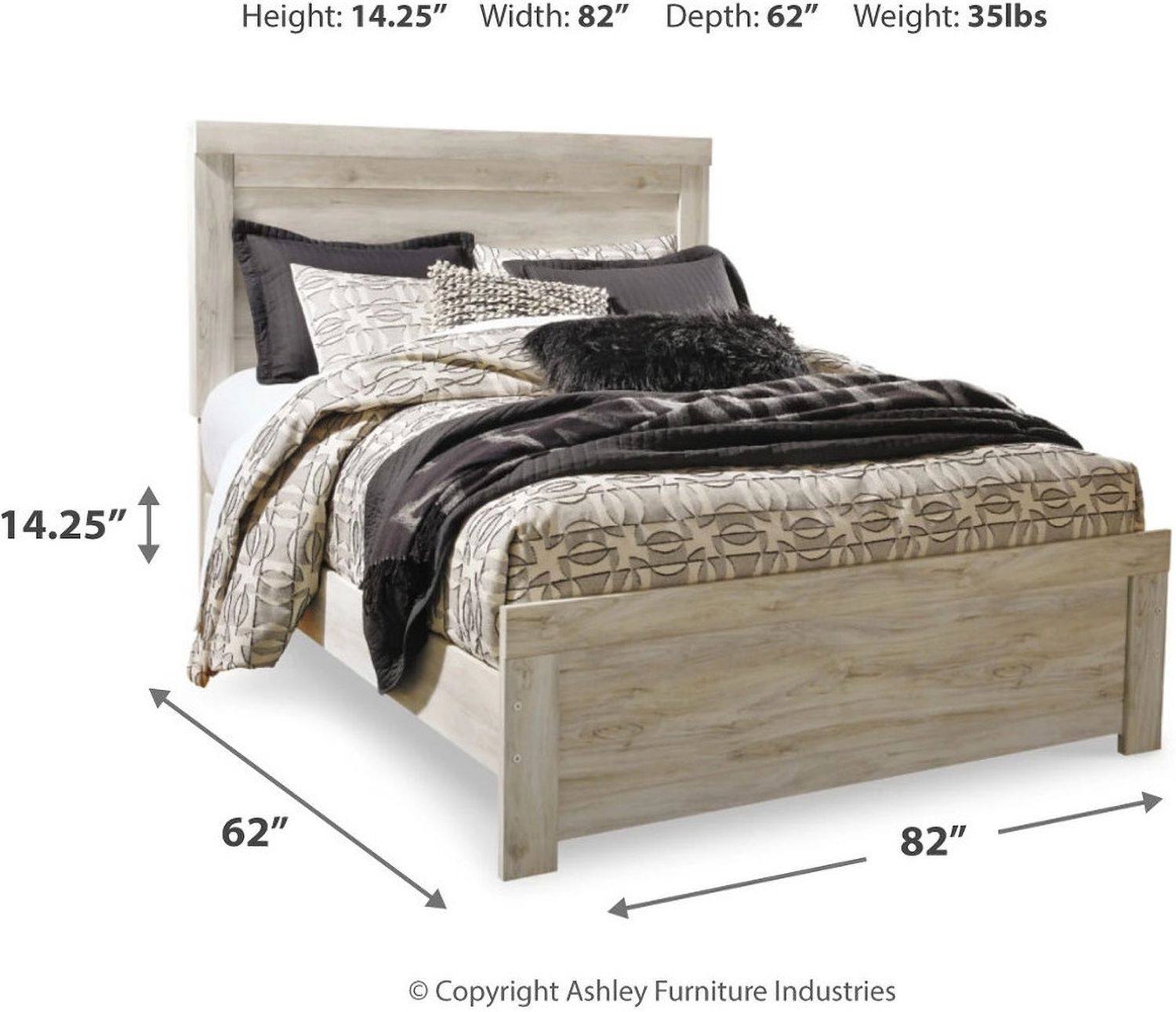 Bellaby White Queen Panel Bed B331B2