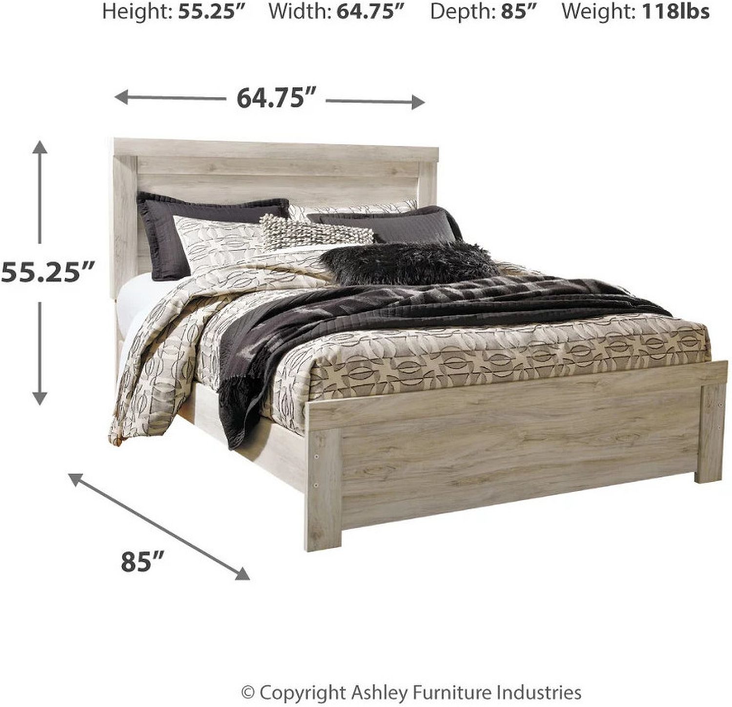 Bellaby White Queen Panel Bed B331B2