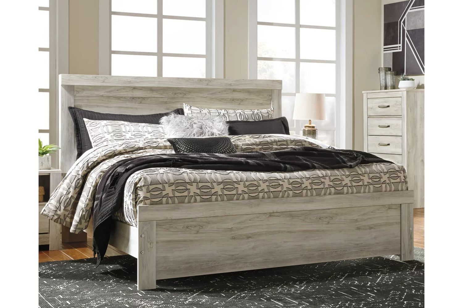 Bellaby White King Panel Bed B331B8