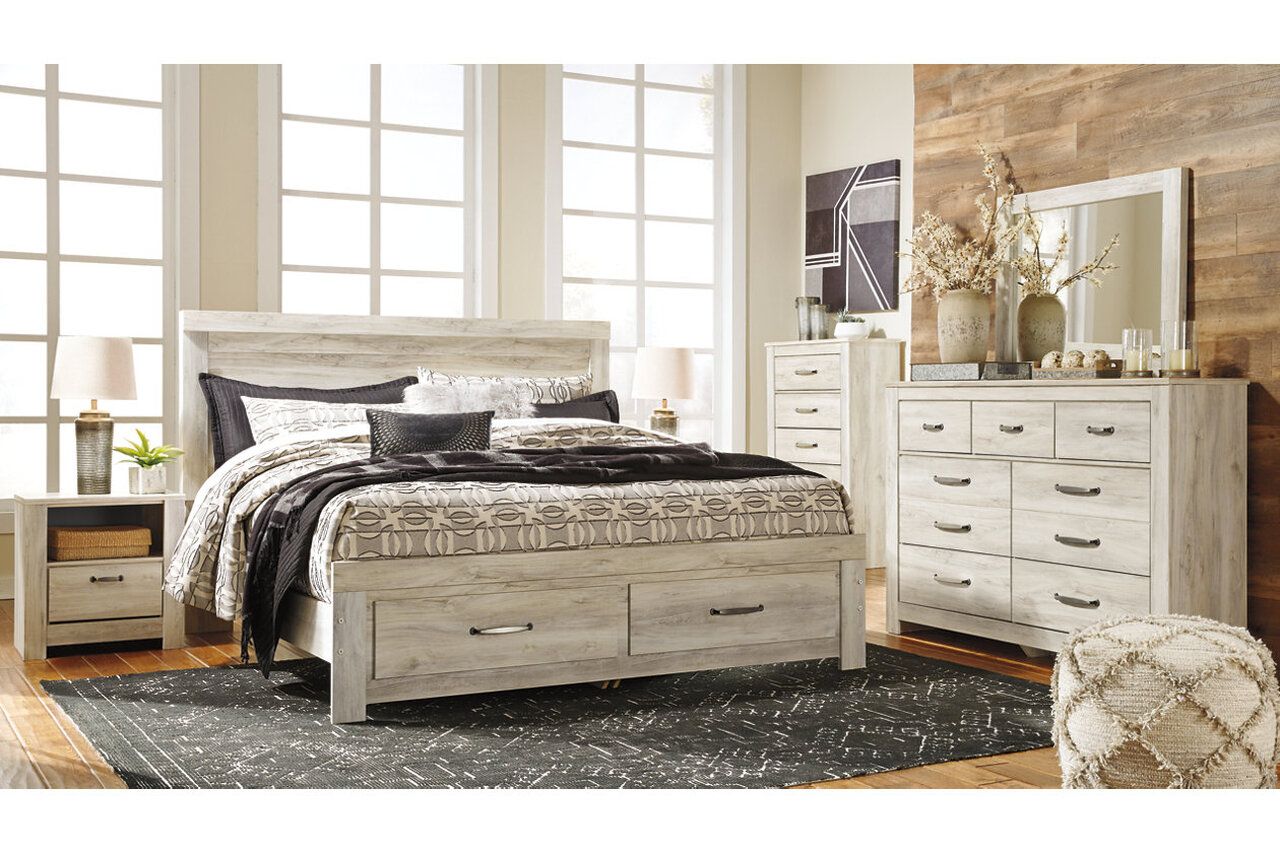 Bellaby White King Panel Bed B331B8
