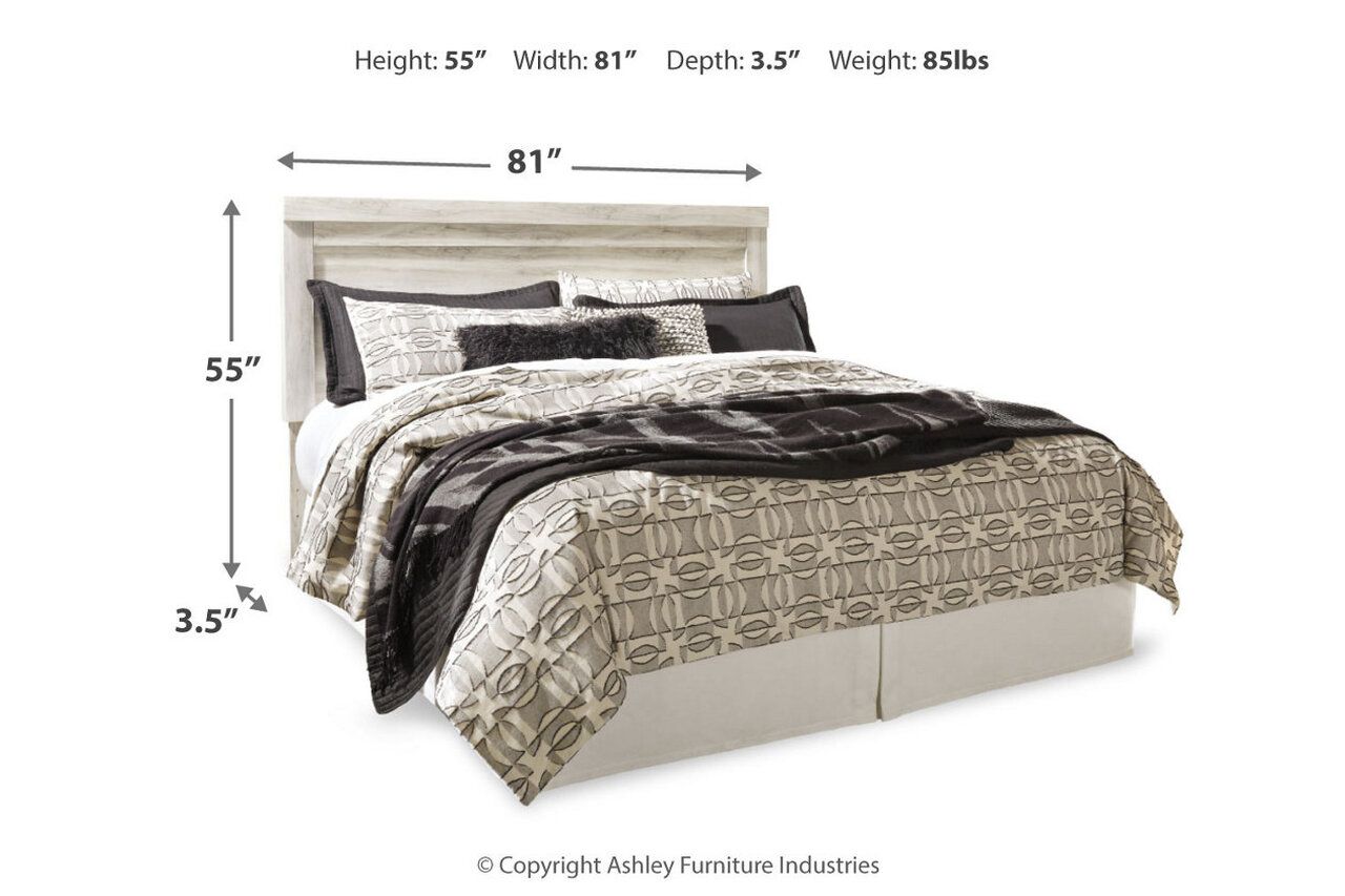 Bellaby White King Panel Bed B331B8