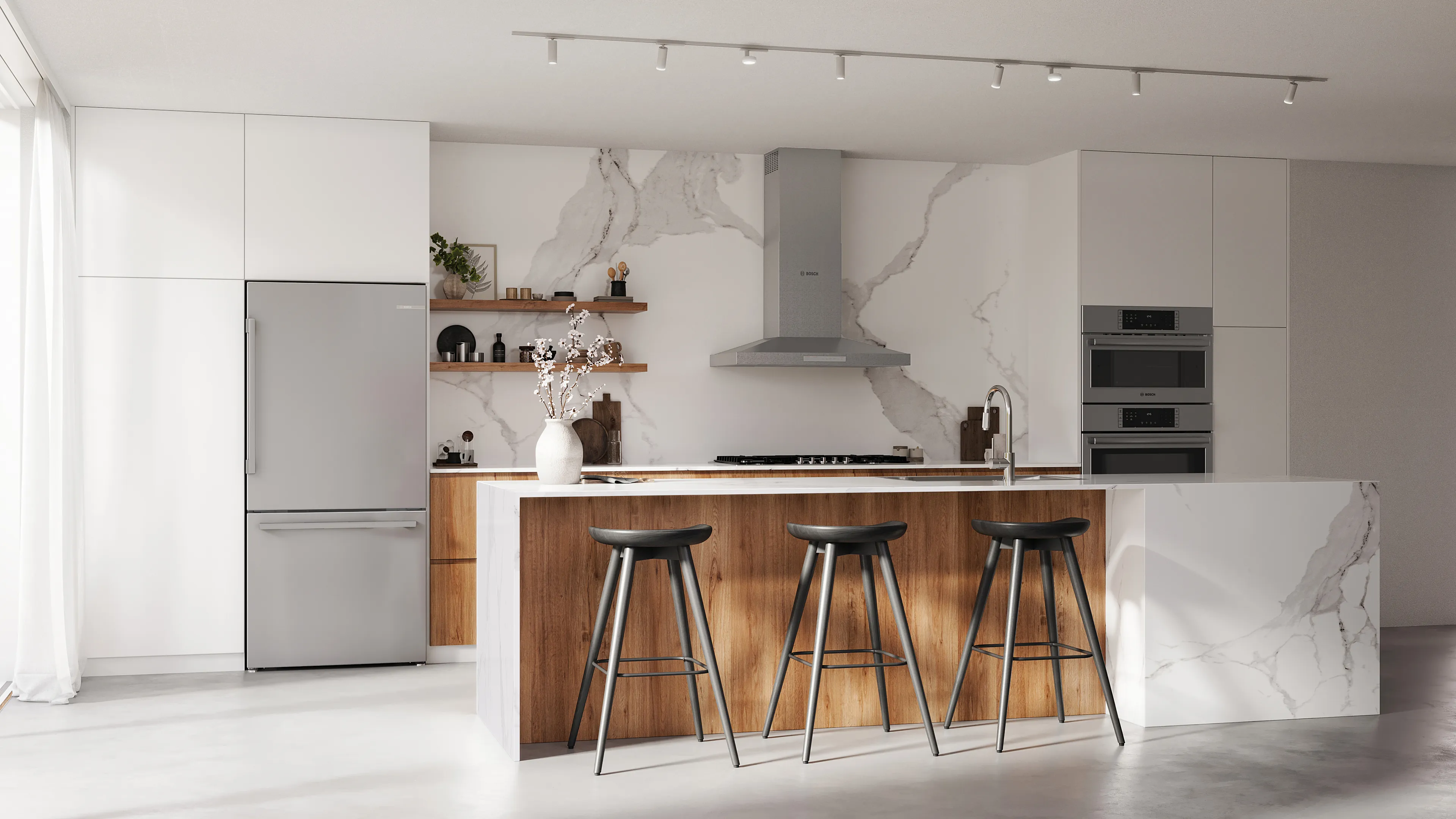 100 Series Freestanding Bottom Freezer Refrigerator B33CM10SNS