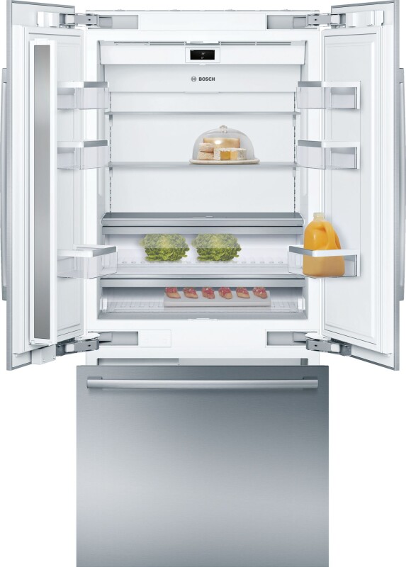 Benchmark Built-in Bottom Freezer Refrigerator 36'' flat hinge B36BT935NS