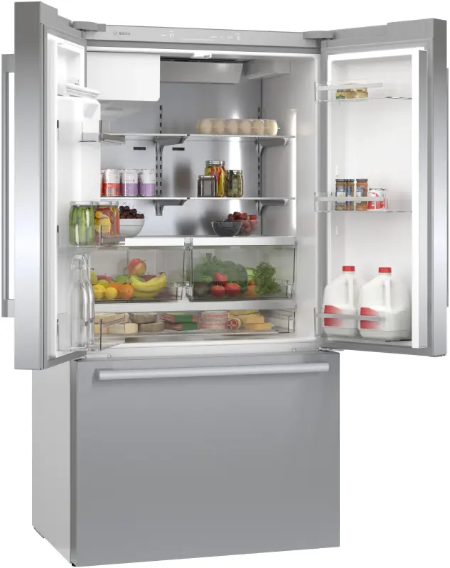 500 Series French Door Bottom Mount Refrigerator 36'' (with ), Total No Frost B36CD50SNS