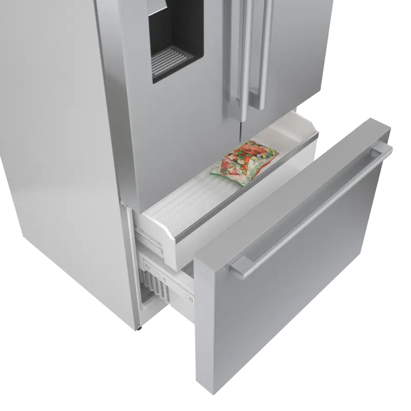 500 Series French Door Bottom Mount Refrigerator 36'' (with ), Total No Frost B36CD50SNS
