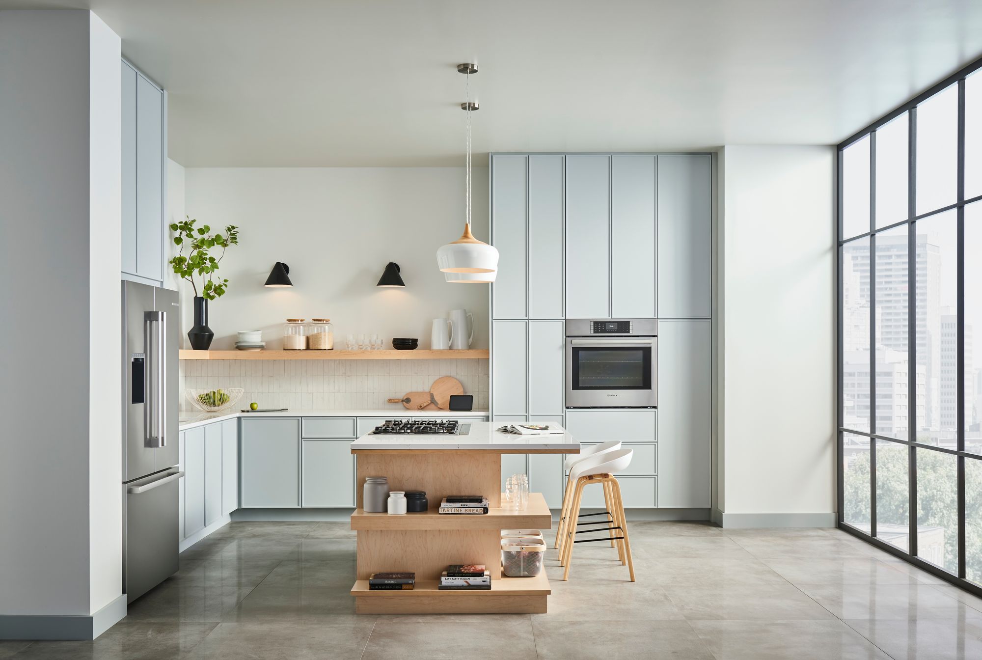 500 Series French Door Bottom Mount Refrigerator 36'' Easy clean B36CD50SNS