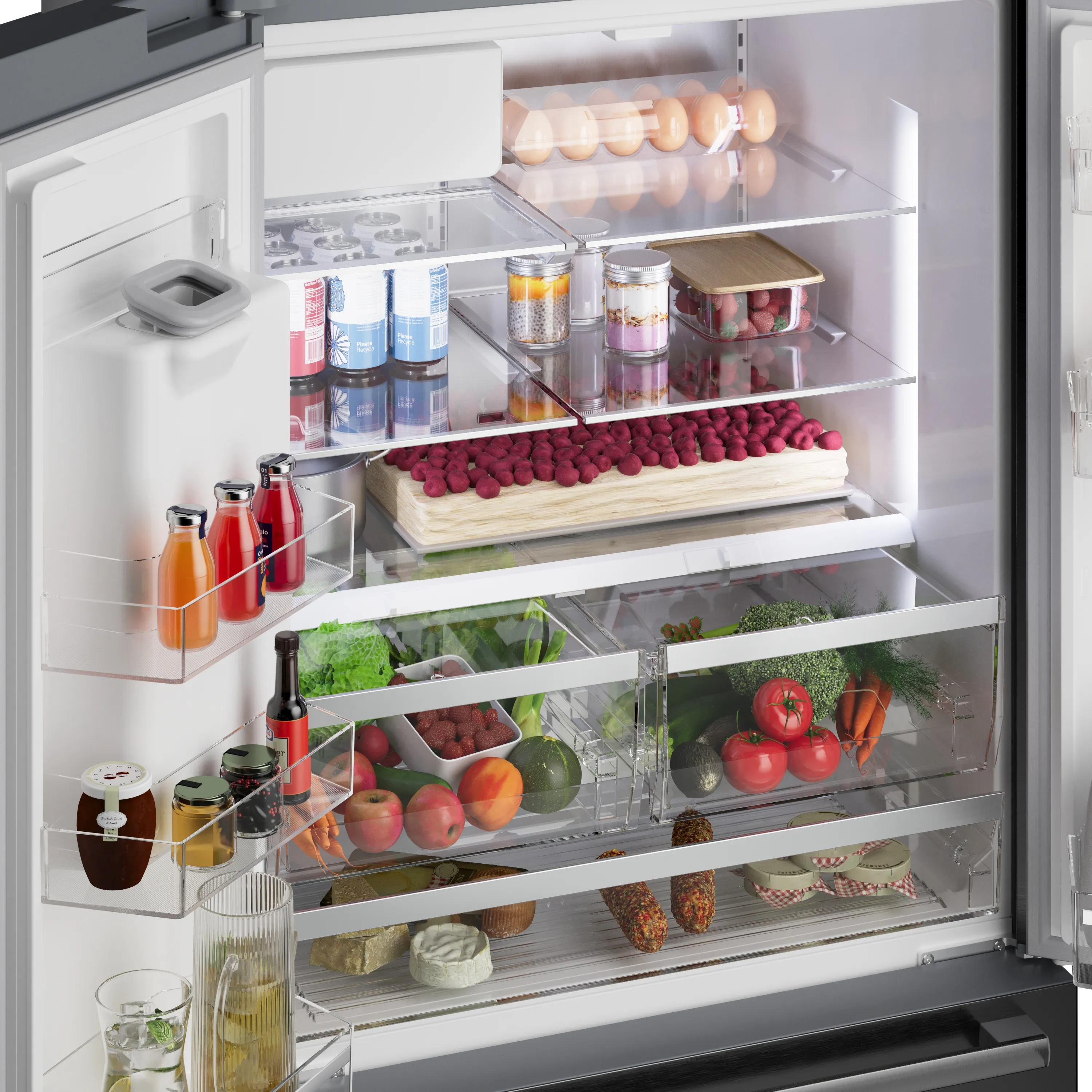 500 Series French Door Bottom Mount Refrigerator 36'' B36CD52SNB