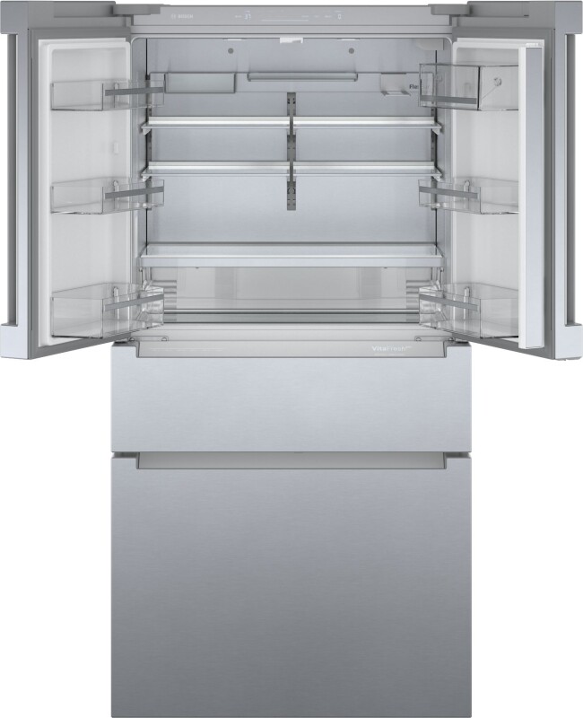 800 Series French Door Bottom Mount Refrigerator 36'' Easy clean stainless steel B36CL80ENS B36CL80ENS
