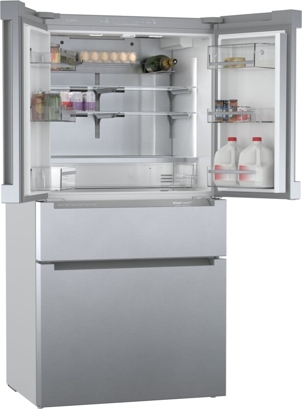 800 Series French Door Bottom Mount Refrigerator 36'' Easy clean stainless steel B36CL80ENS B36CL80ENS