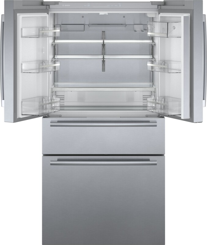 800 Series French Door Bottom Mount Refrigerator 36'' Easy clean B36CL80SNS