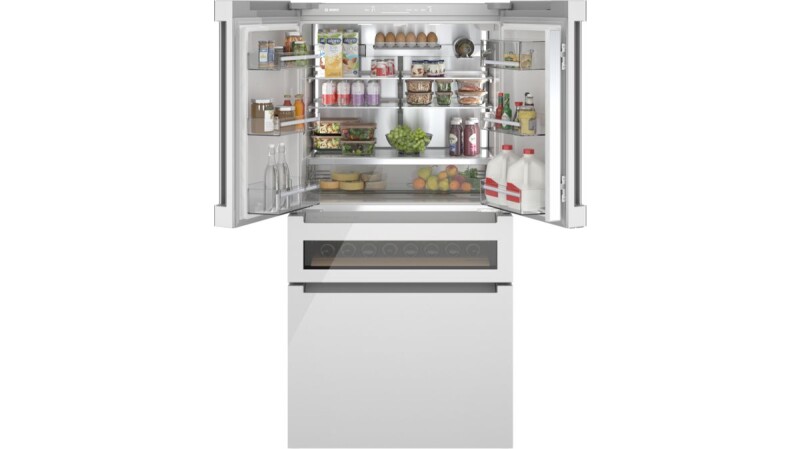 Buy Bosch 800 Series French Door Bottom Mount Refrigerator, Glass