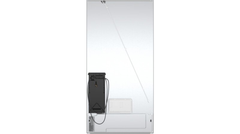 800 Series French Door Bottom Mount Refrigerator, Glass door 36'' B36CL81ENW