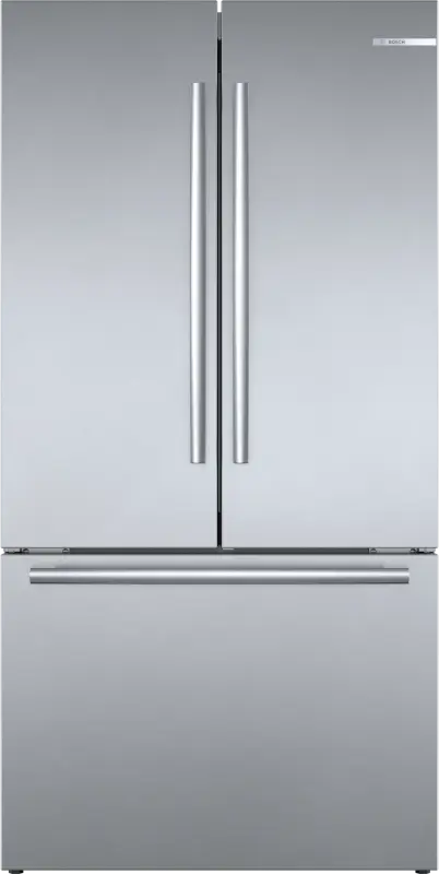 Bosch 800 Series French Door Bottom Mount Refrigerator 36'' Easy clean Stainless steel (with anti-fingerprint) B36CT80SNS Picture 1