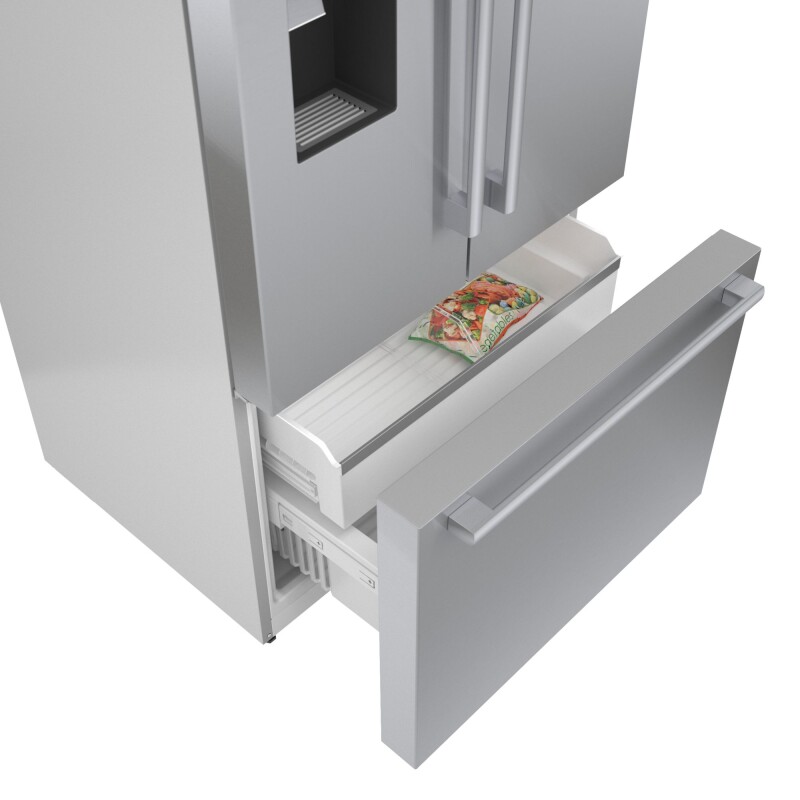 500 Series French Door Bottom Mount Refrigerator 36'' Easy clean B36FD50SNS