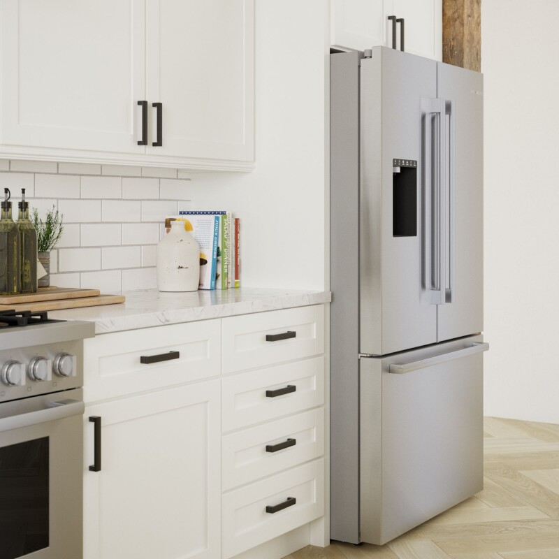 500 Series French Door Bottom Mount Refrigerator 36'' Easy clean B36FD50SNS