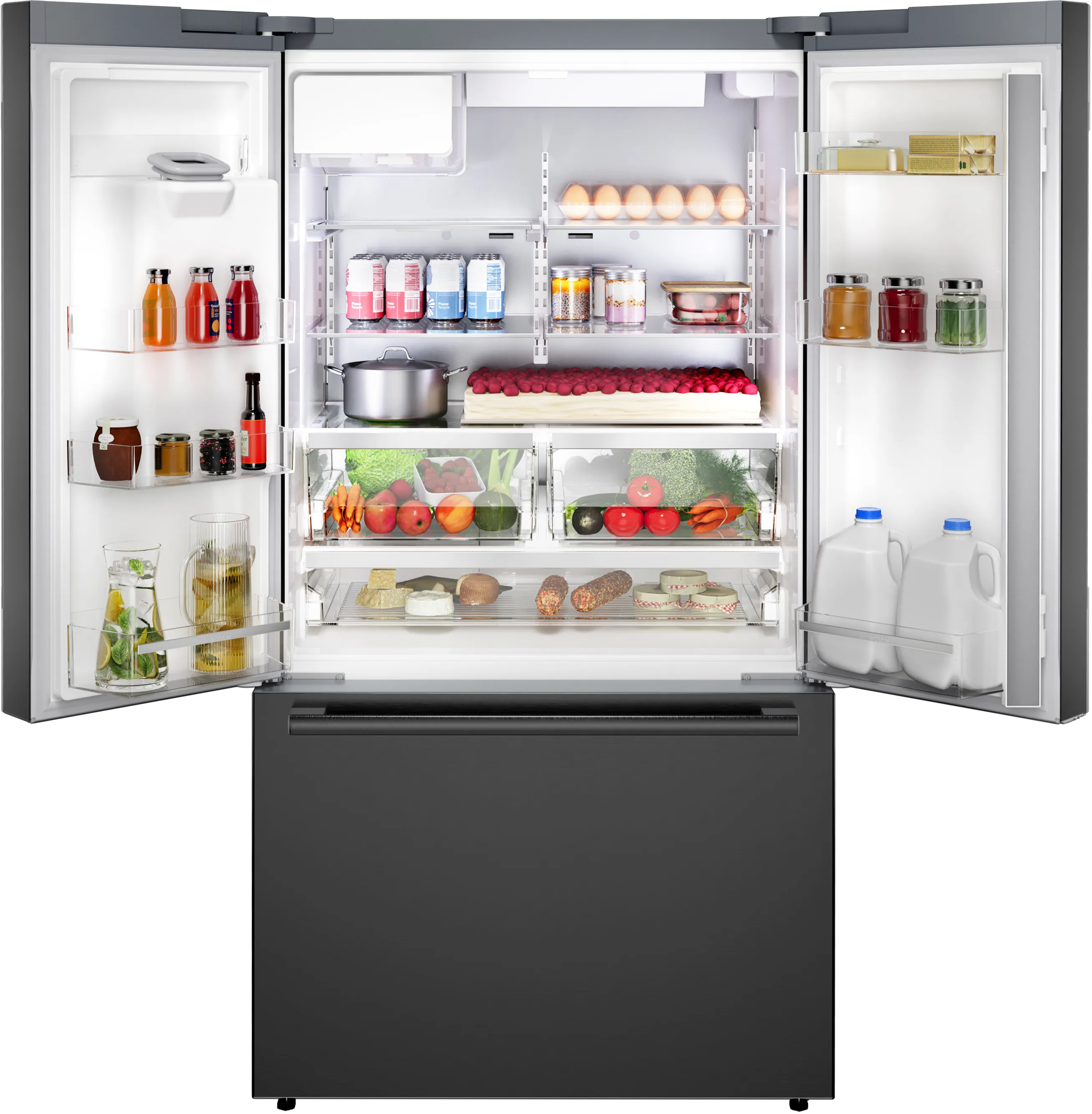 500 Series French Door Bottom Mount Refrigerator 36'' B36FD52SNB
