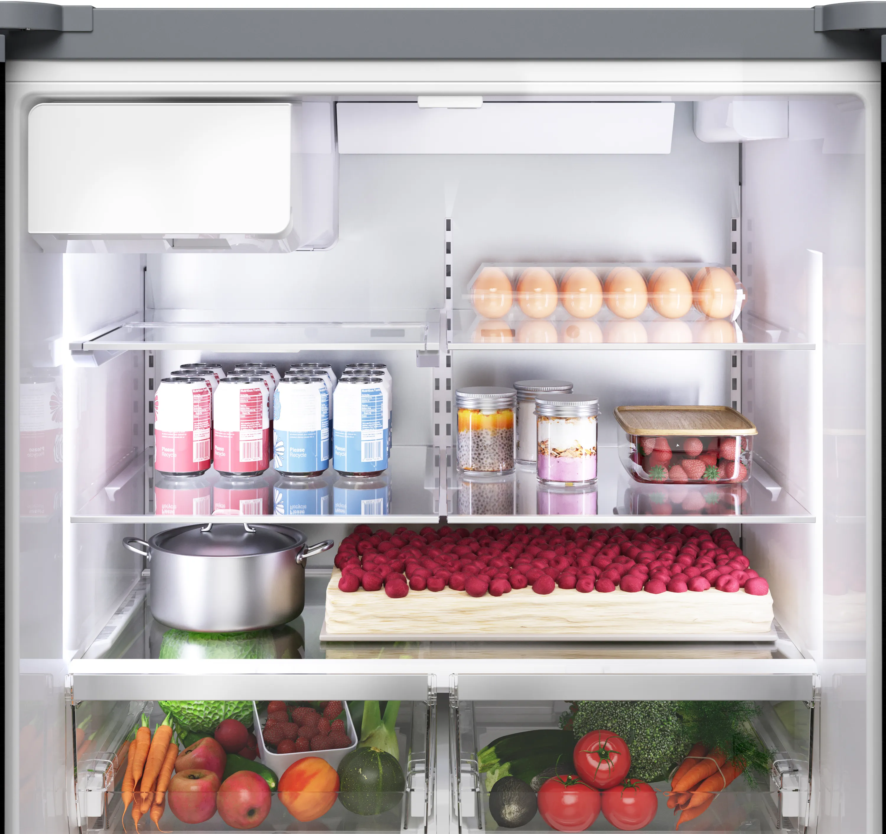 500 Series French Door Bottom Mount Refrigerator 36'' B36FD52SNB