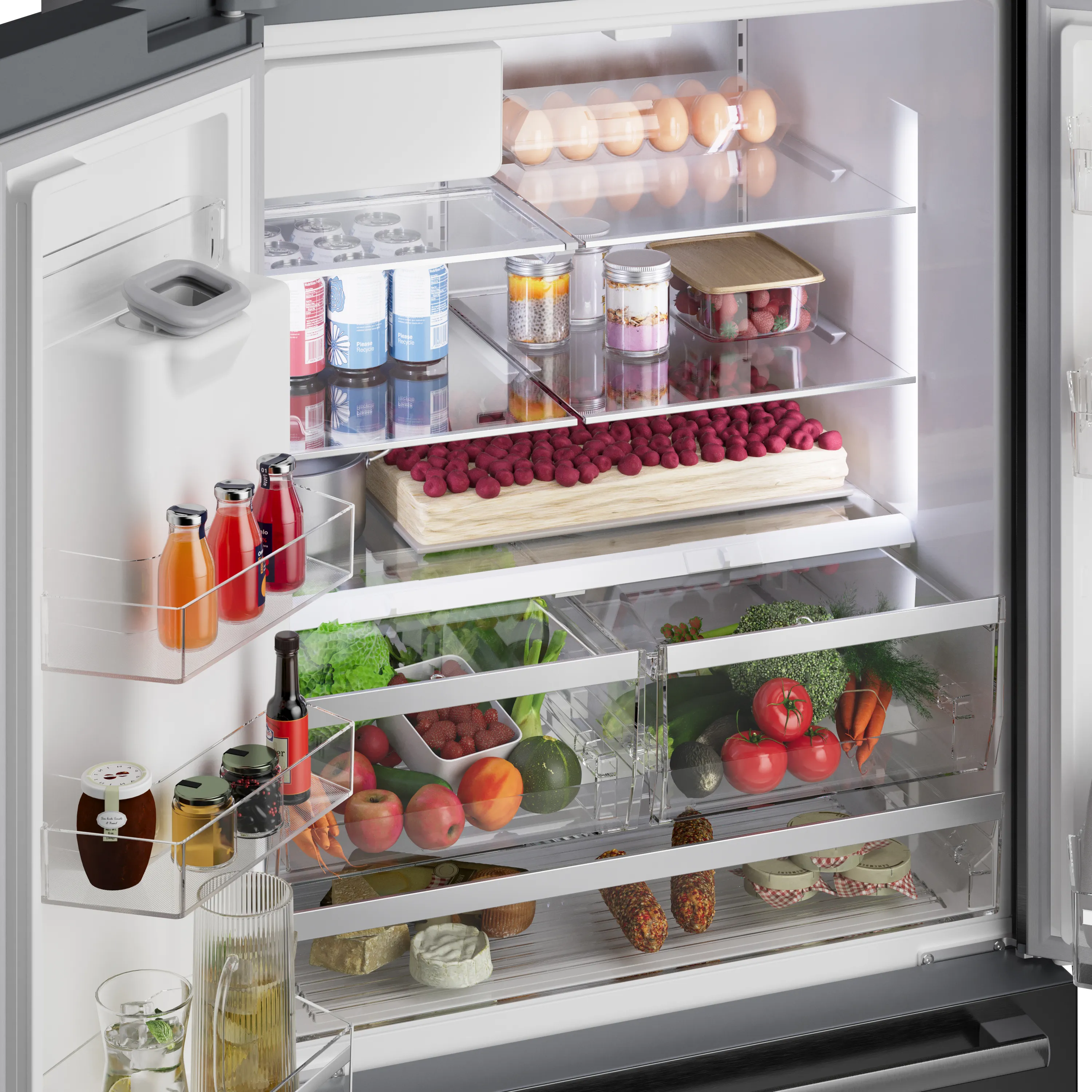 500 Series French Door Bottom Mount Refrigerator 36'' B36FD52SNB