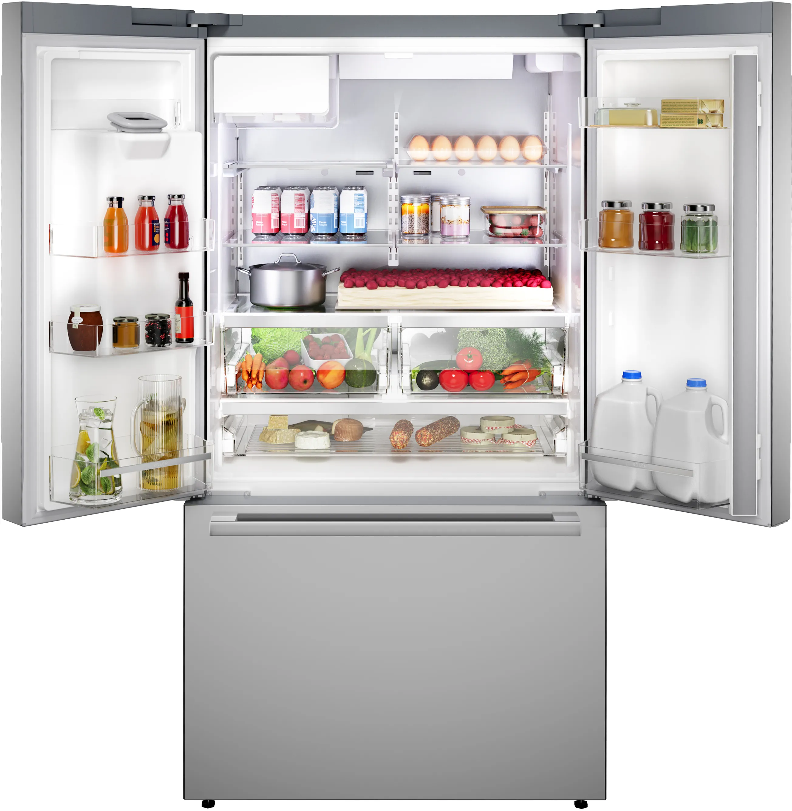 500 Series French Door Bottom Mount Refrigerator 36'' B36FD52SNS