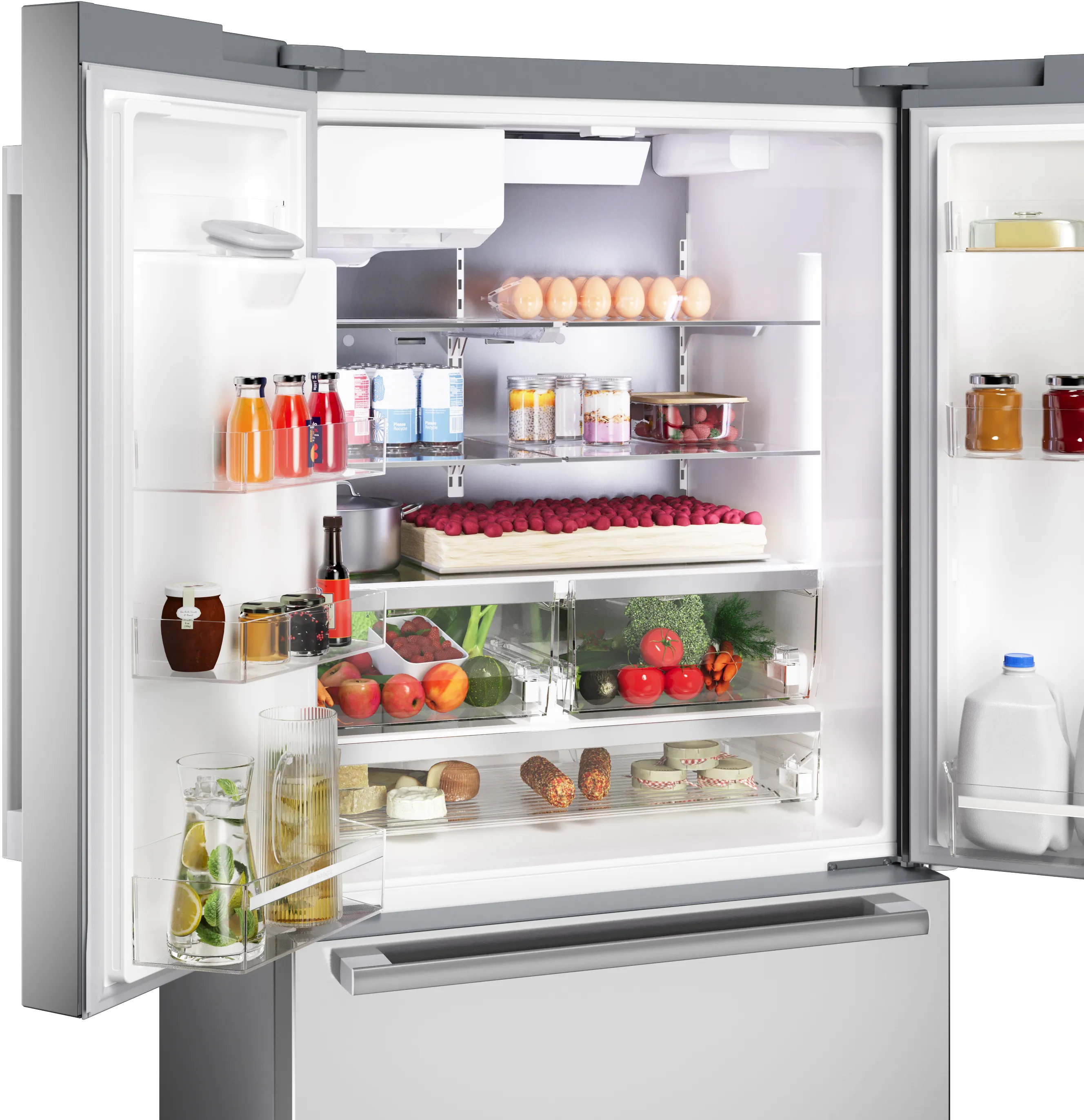 500 Series French Door Bottom Mount Refrigerator 36'' B36FD52SNS