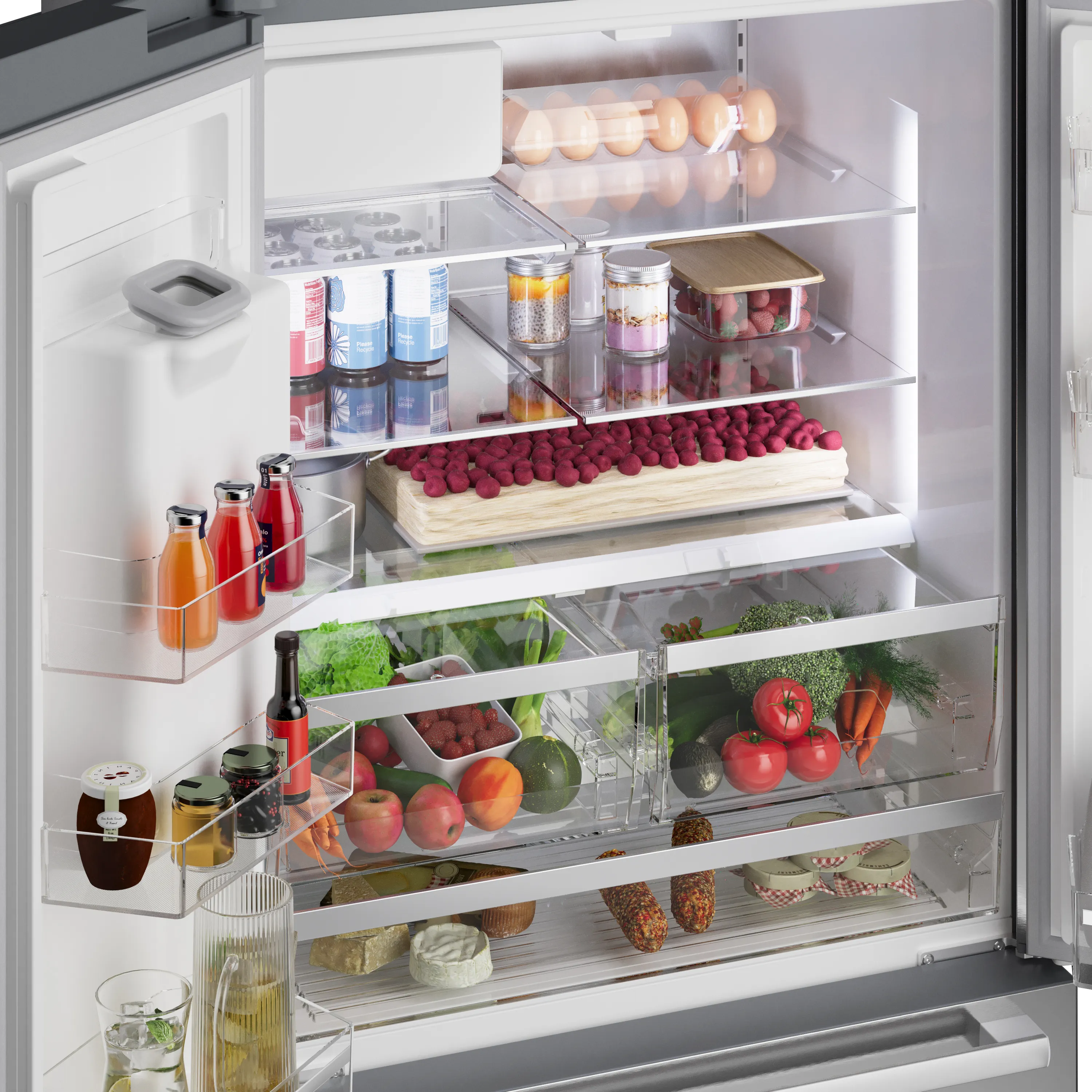 500 Series French Door Bottom Mount Refrigerator 36'' B36FD52SNS