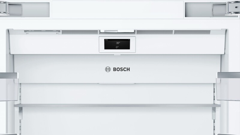 Benchmark Built-in Bottom Freezer Refrigerator 36'' flat hinge view 4