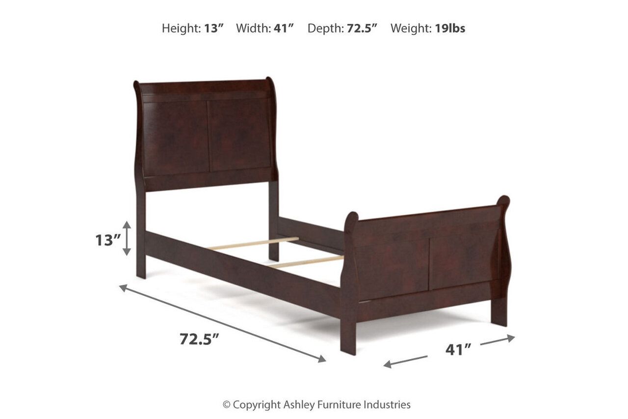 Alisdair Twin Sleigh Bed B376B5