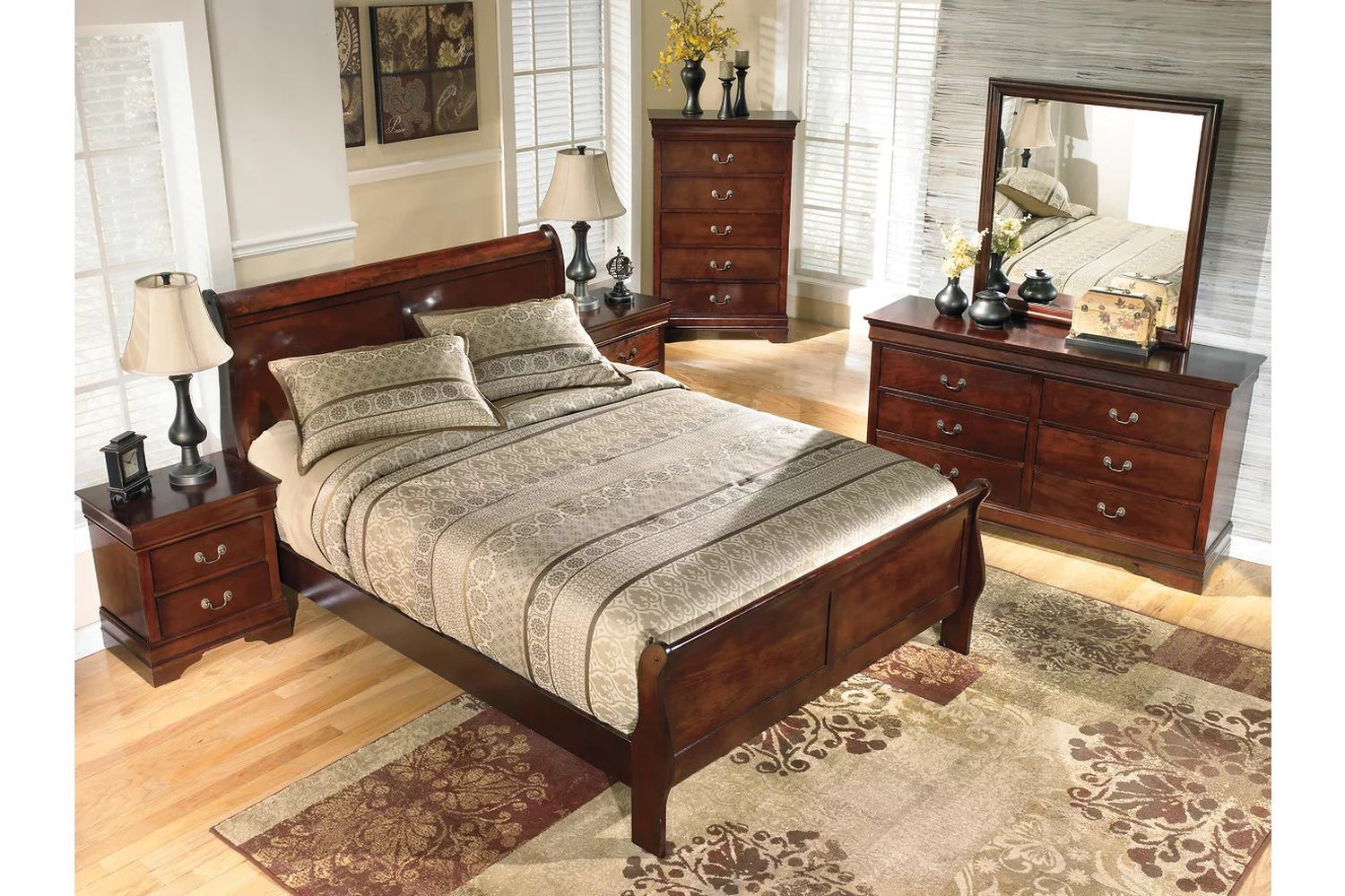 Alisdair King Sleigh Bed B376B8