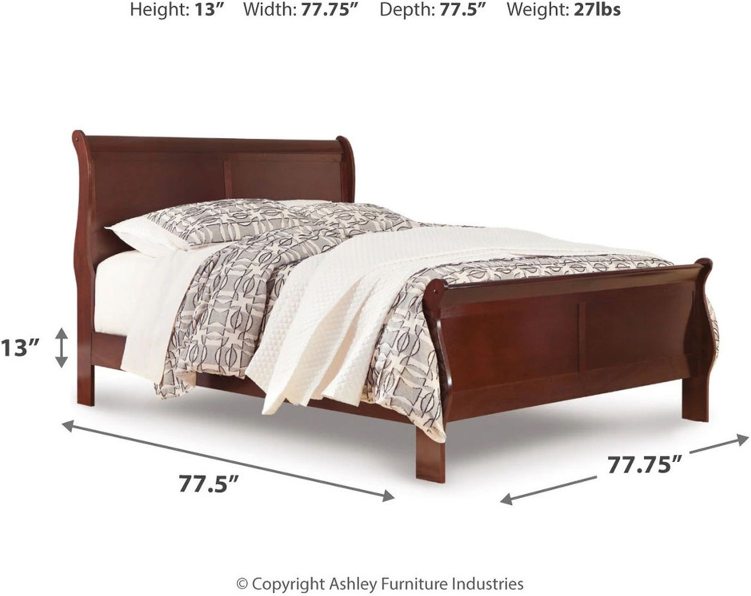 Alisdair King Sleigh Bed B376B8