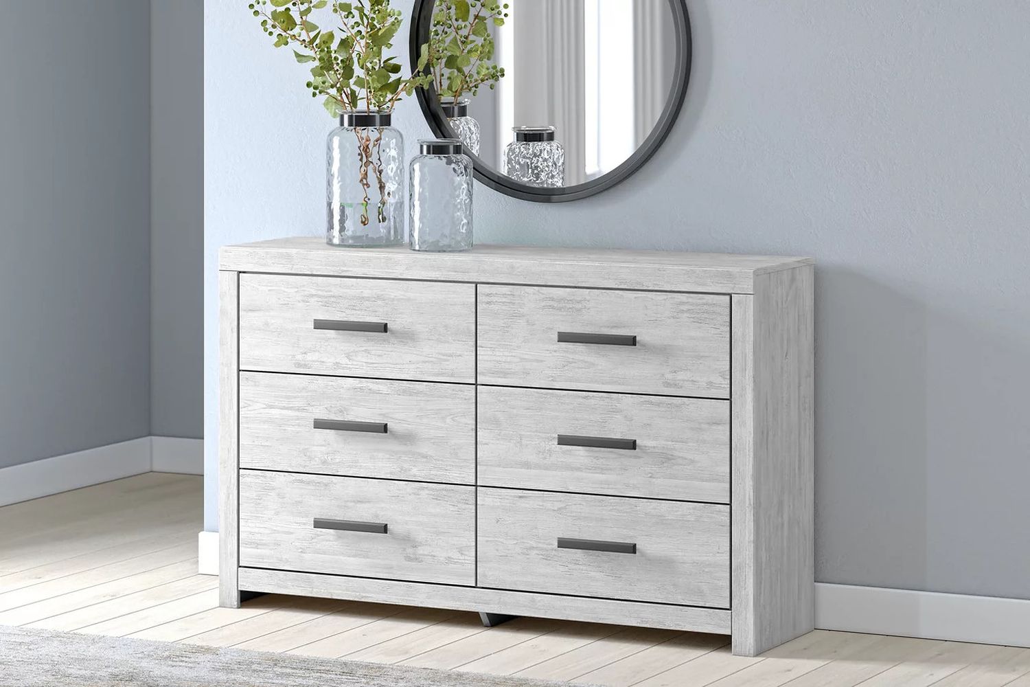 Cayboni Dresser In Washed White B378831