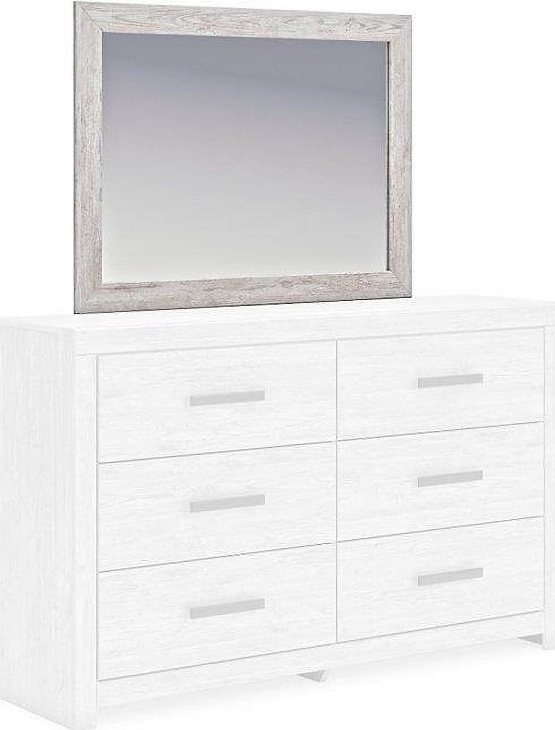 Cayboni Bedroom Mirror In White Wash B378836