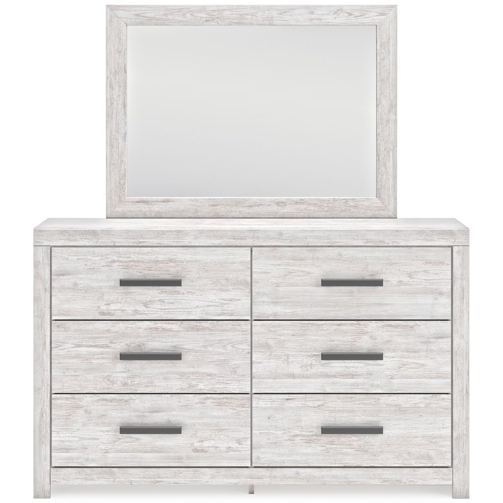 Cayboni Bedroom Mirror In White Wash B378836