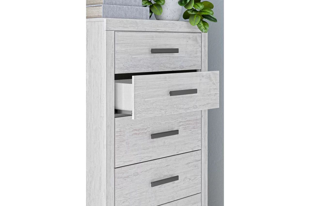 Cayboni Chest of Drawers In Washed White B378846