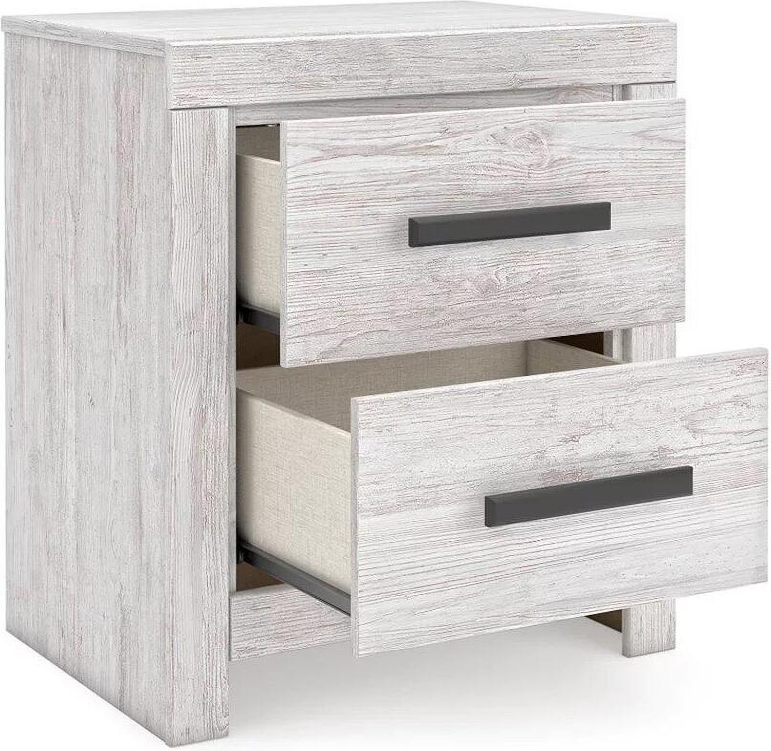 Cayboni Nightstand In Washed White B378892