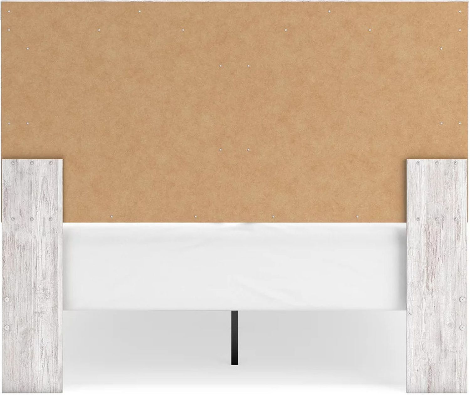 Cayboni Queen Panel Bed In White Wash B3788B4
