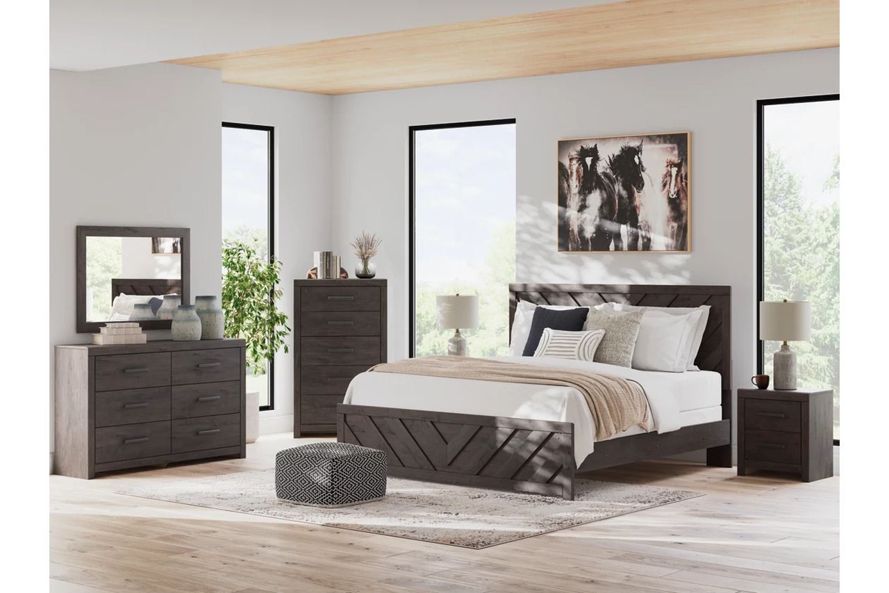 Prendonea Dresser In Charcoal B378931