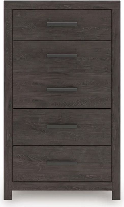 Prendonea Chest of Drawers In Charcoal B378946