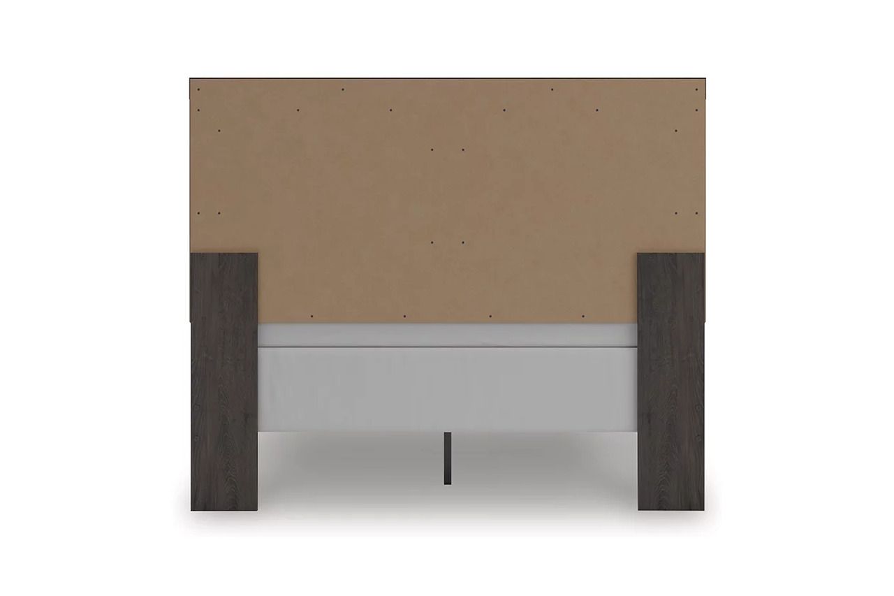 Prendonea Queen Panel Bed In Charcoal B3789B4