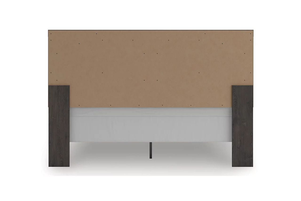 Prendonea King Panel Bed In Charcoal B3789B8