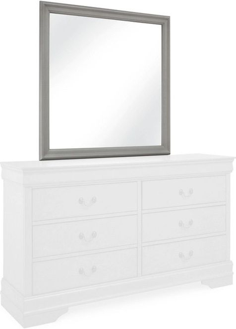 Kordasky Gray Bedroom Mirror B39436