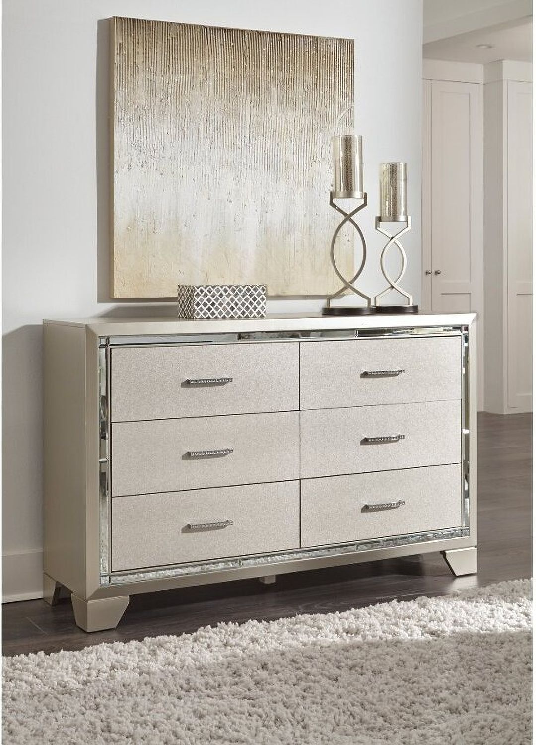 Lonnix Silver Dresser B41021