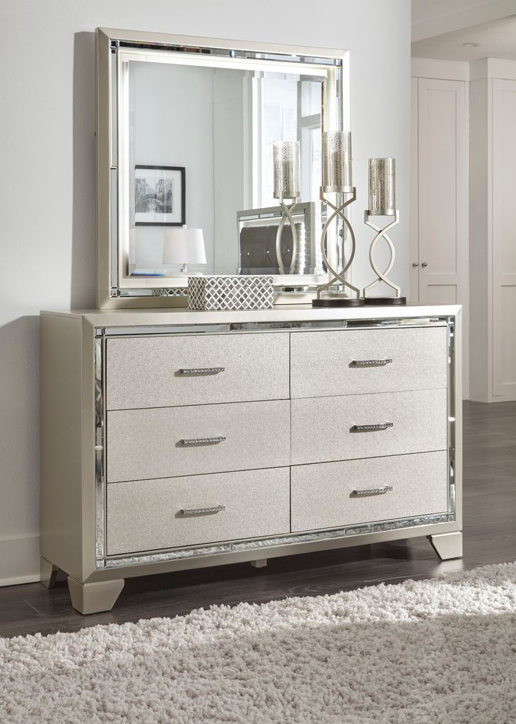Lonnix Silver Dresser B41021