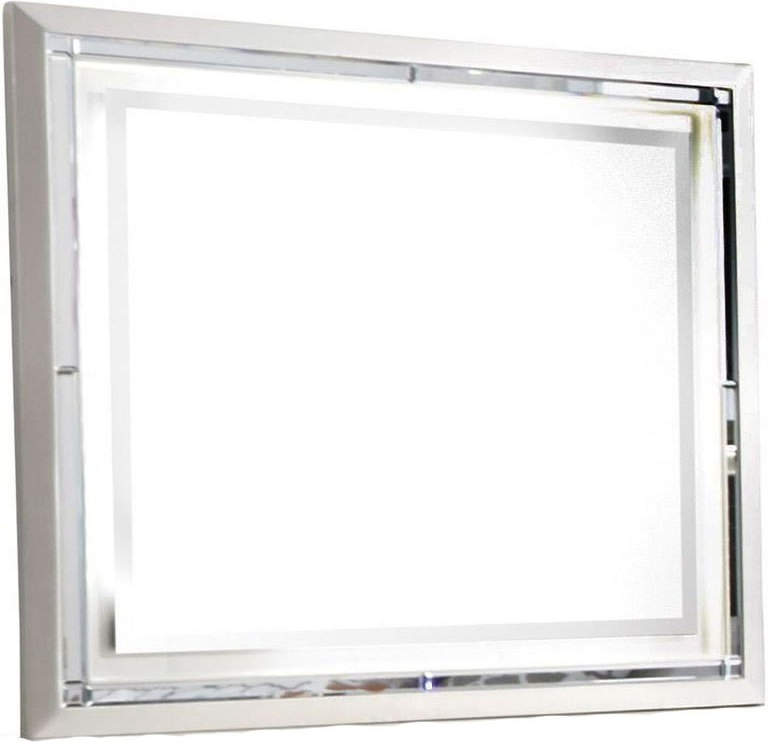 Lonnix Silver Bedroom Mirror B41026